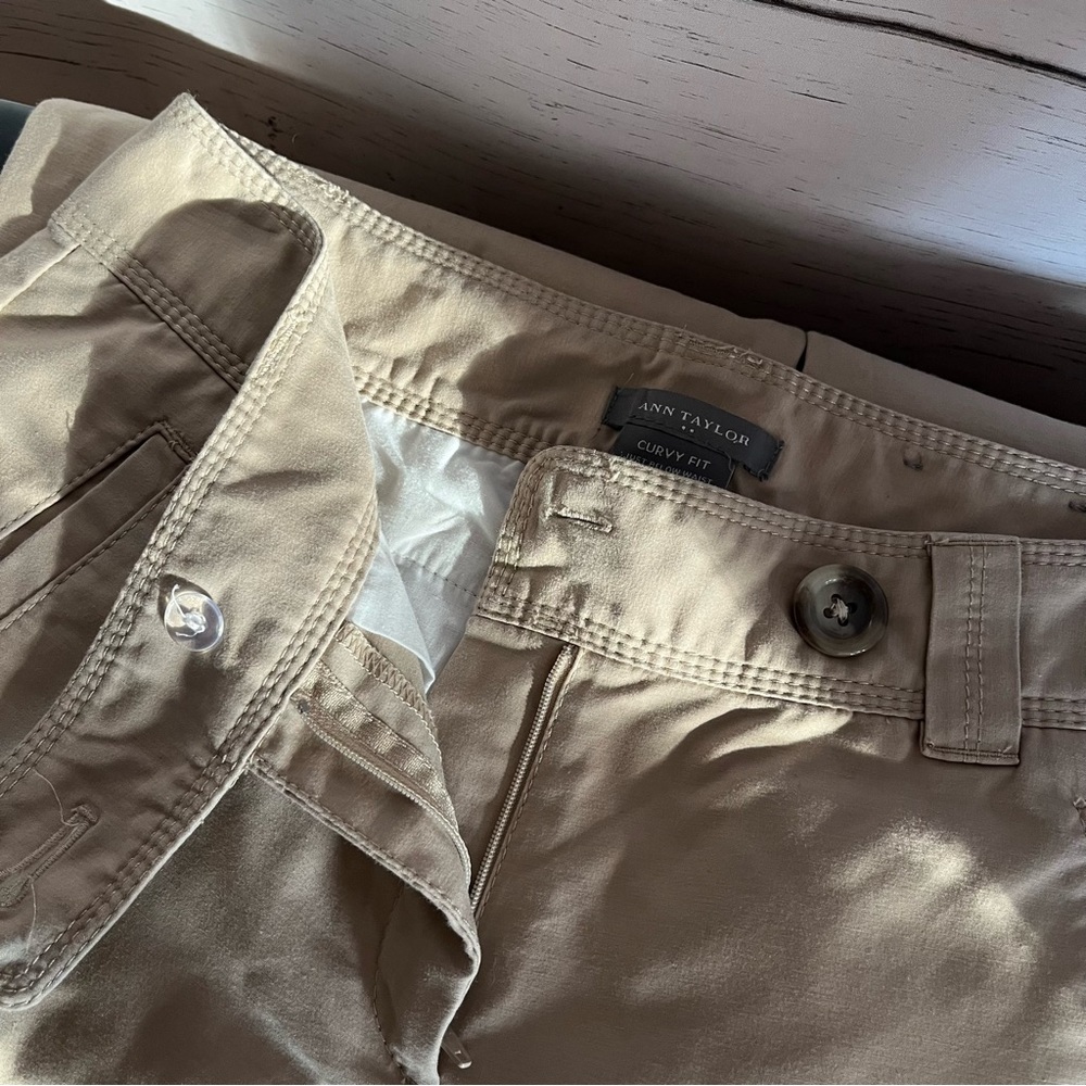 Ann Taylor curvy khakis - Picture 3 of 6
